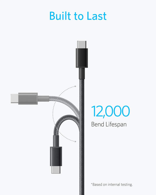 Cable Anker 60W 1.8m type c-c