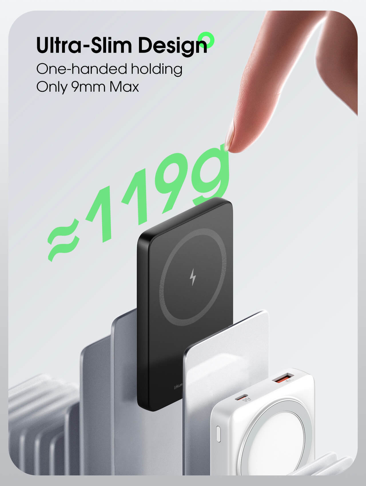 Power Bank Magnetic Wireless -SIYOTEAM-5000mah