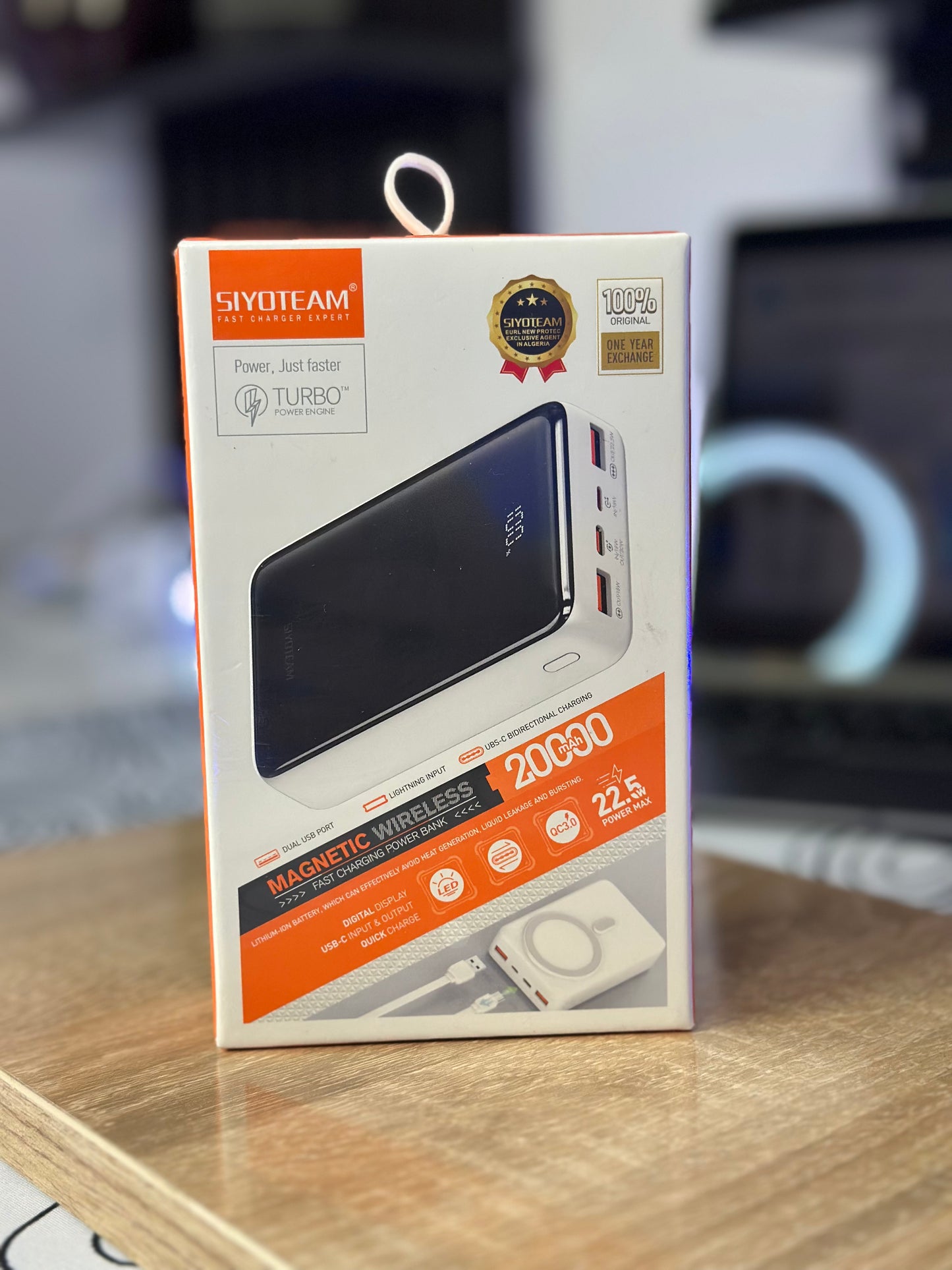Power Bank magnetique -SIYOTEAM- 20000 mah