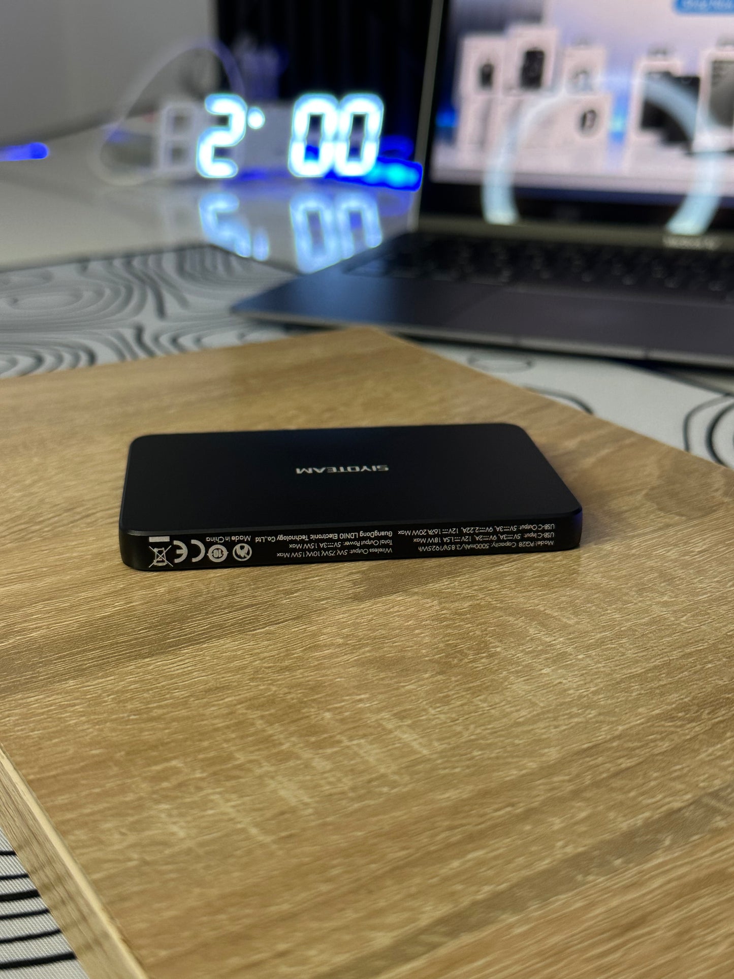 Power Bank Magnetic Wireless -SIYOTEAM-5000mah