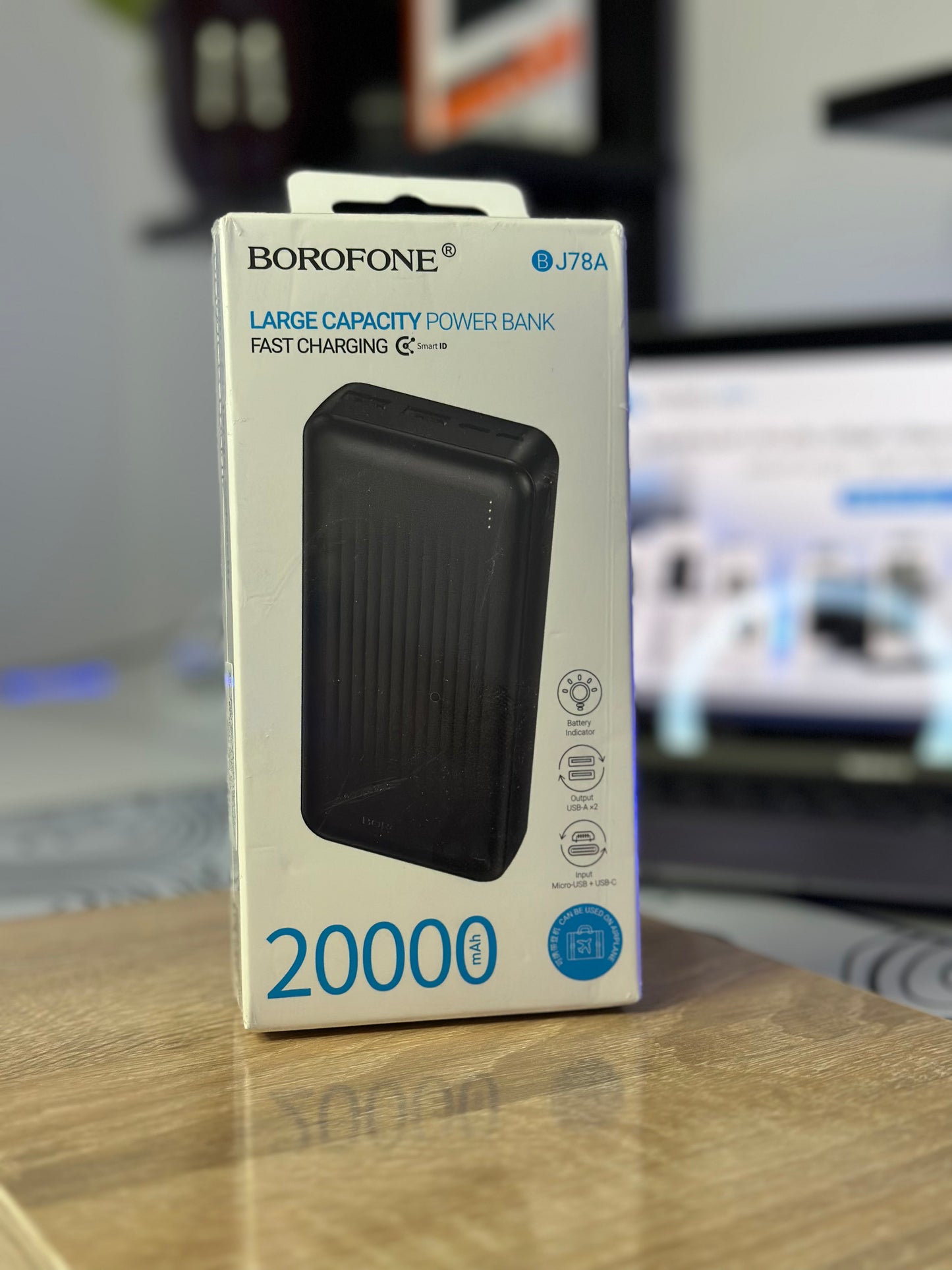 Power Bank- 20000 mah- BOROFONE