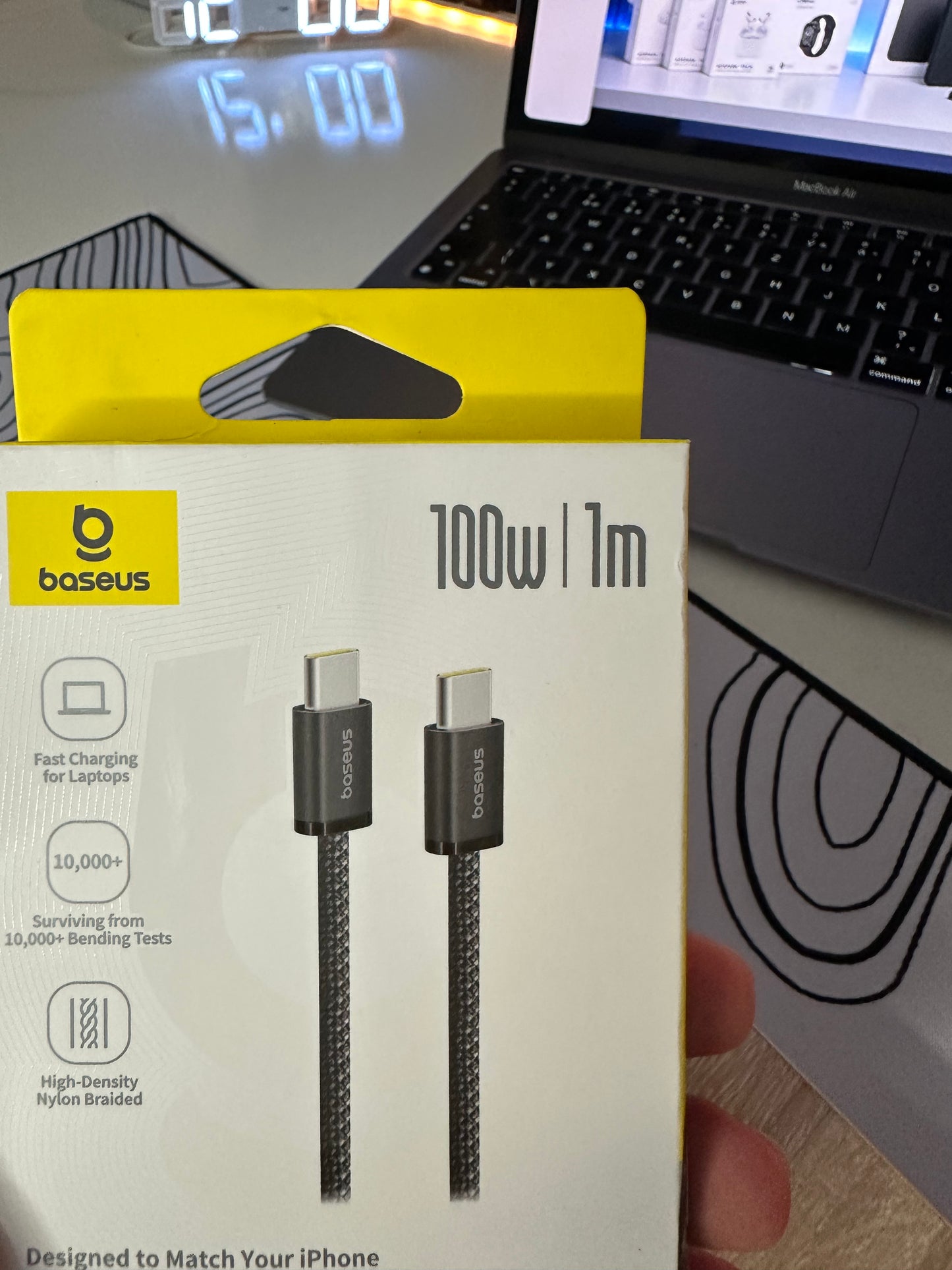 Cable 100w 1m BASEUSE