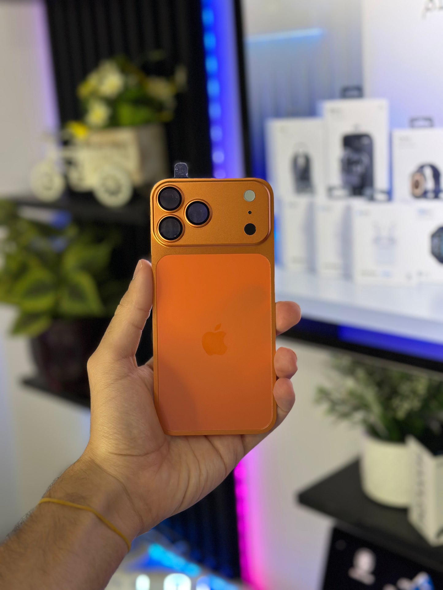 Pack:coque iPhone 17promax+airpod+pouchat megsafe